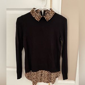 Top shop mixed media top